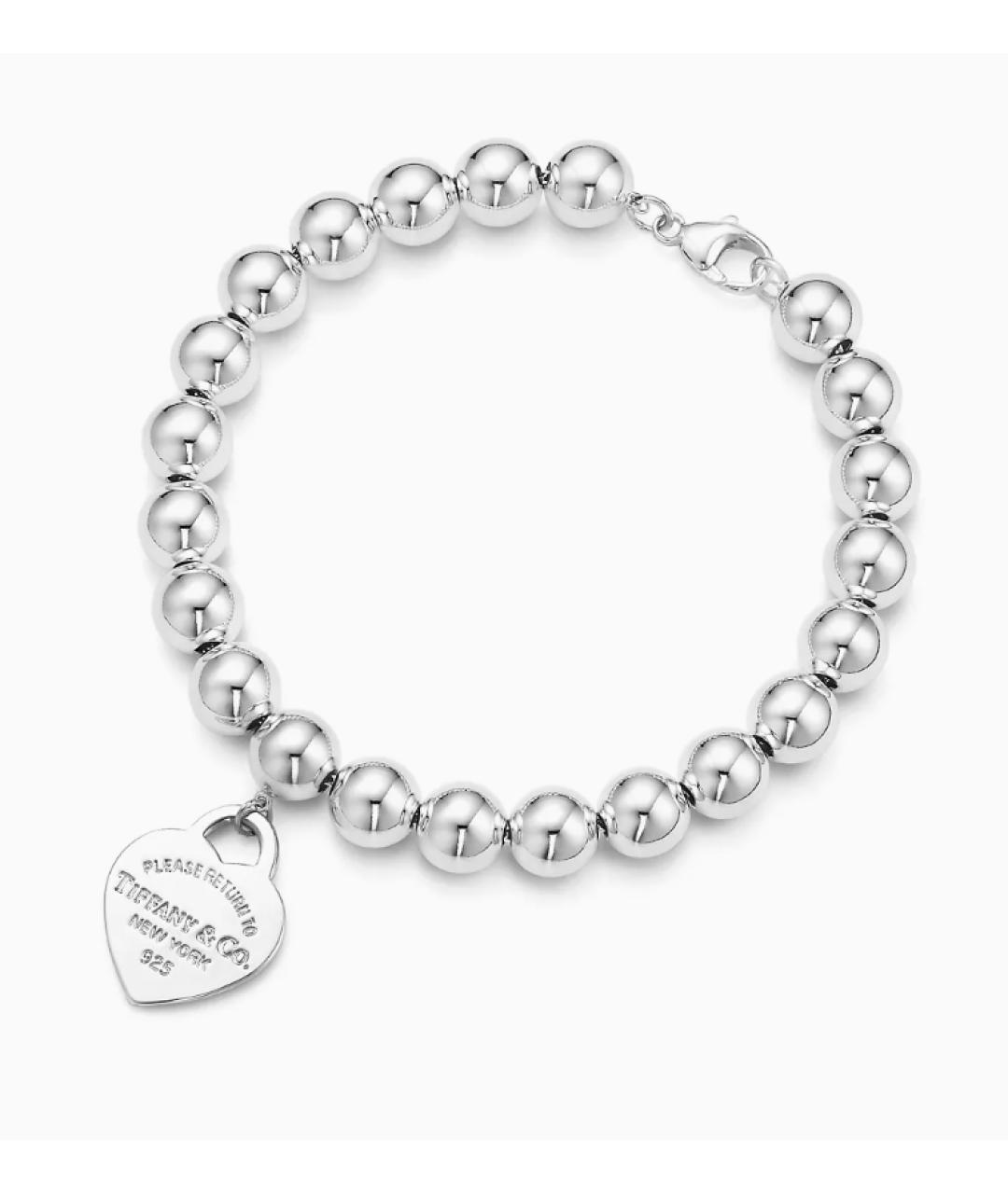 TIFFANY&CO Серебрянный серебряный браслет, фото 10