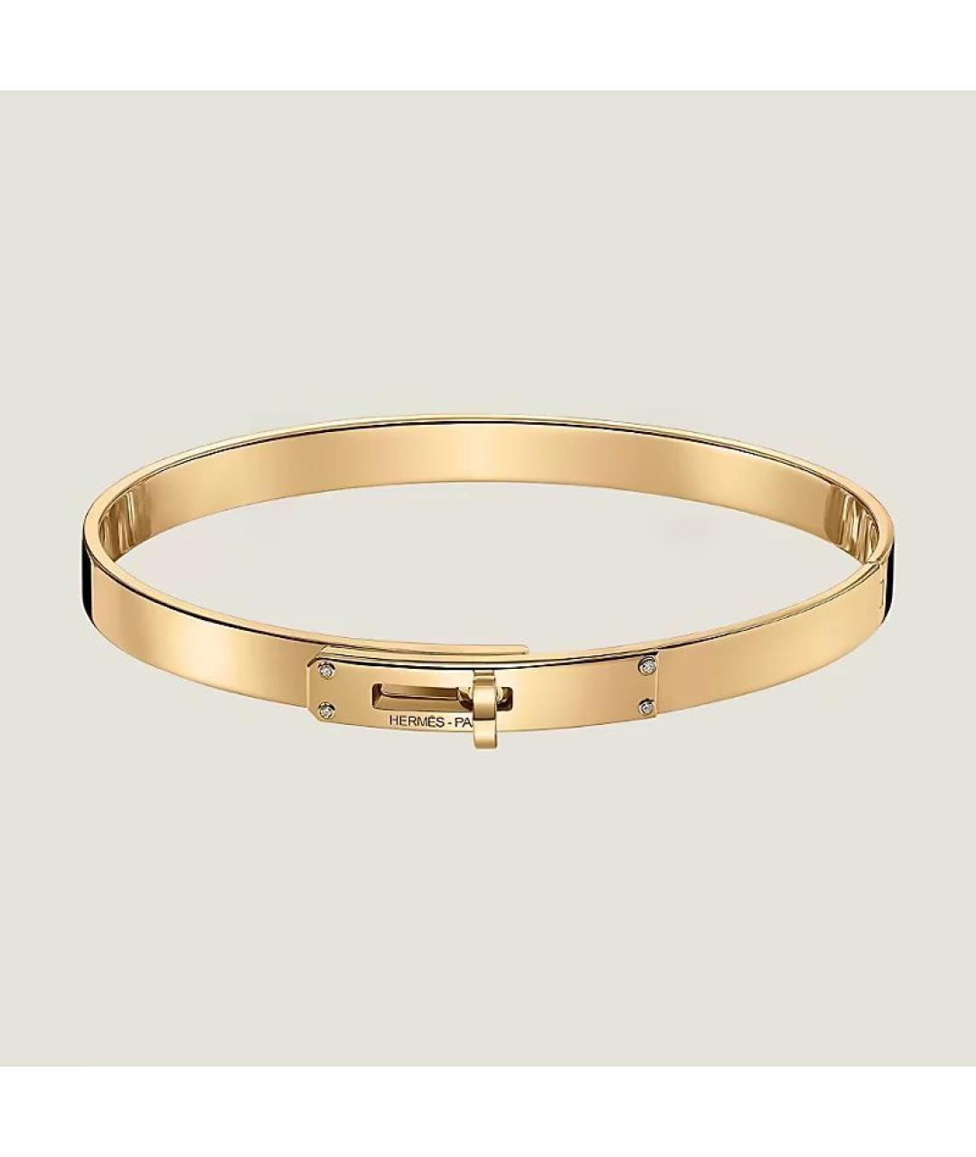 HERMES Золотой браслет из желтого золота, фото 8