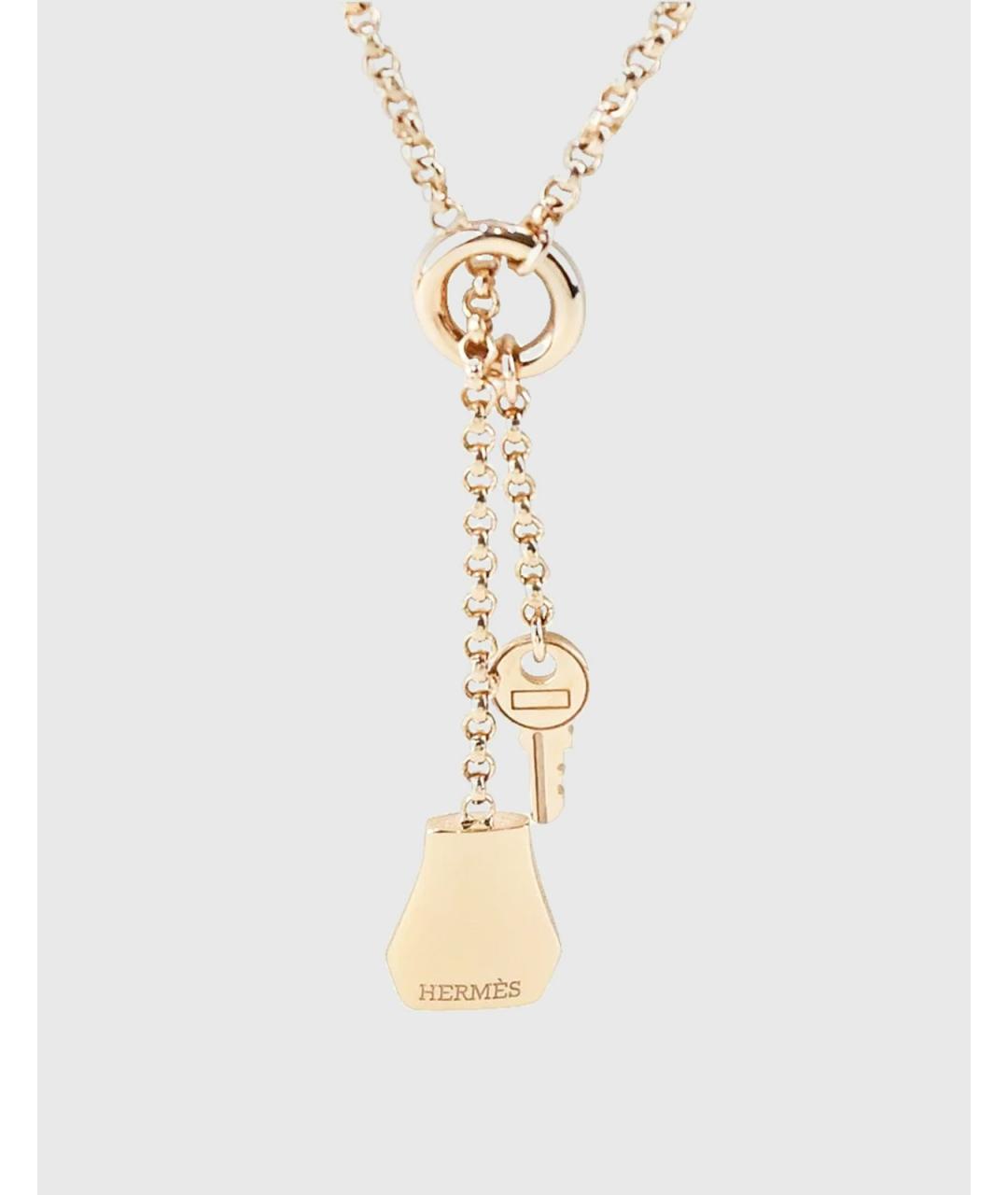 HERMES Золотая подвеска из желтого золота, фото 6