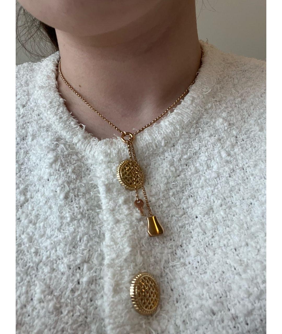 HERMES Золотая подвеска из желтого золота, фото 5