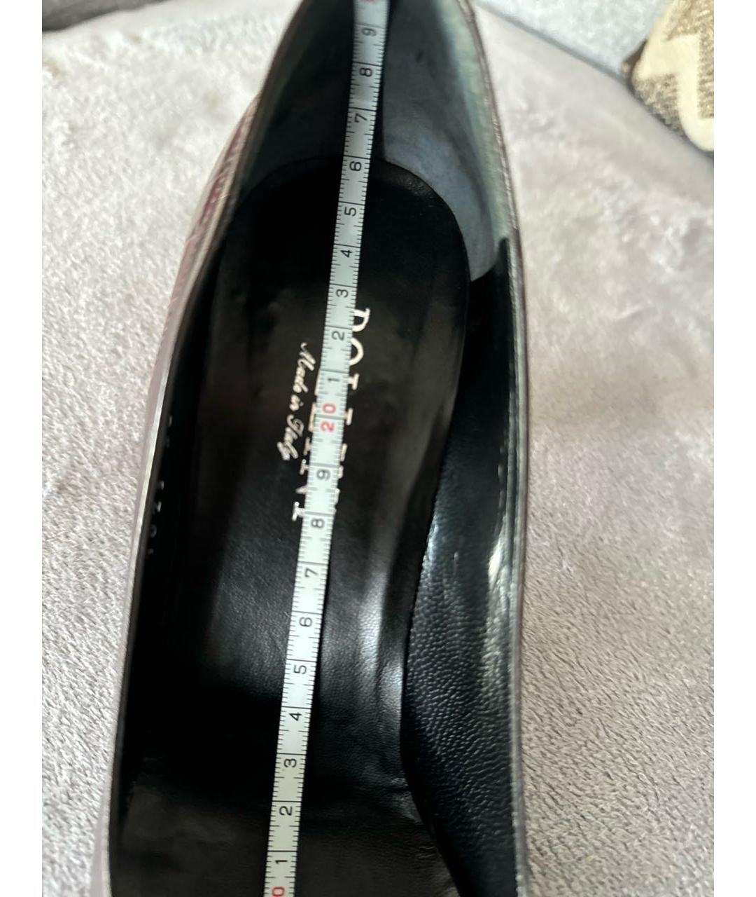POLLINI Фиолетовые кожаные туфли, фото 8