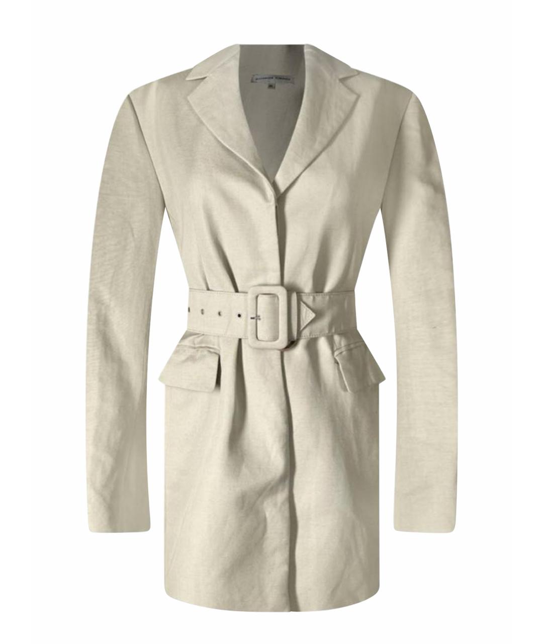 ALEXANDER TEREKHOV Бежевый льняной жакет/пиджак, фото 1