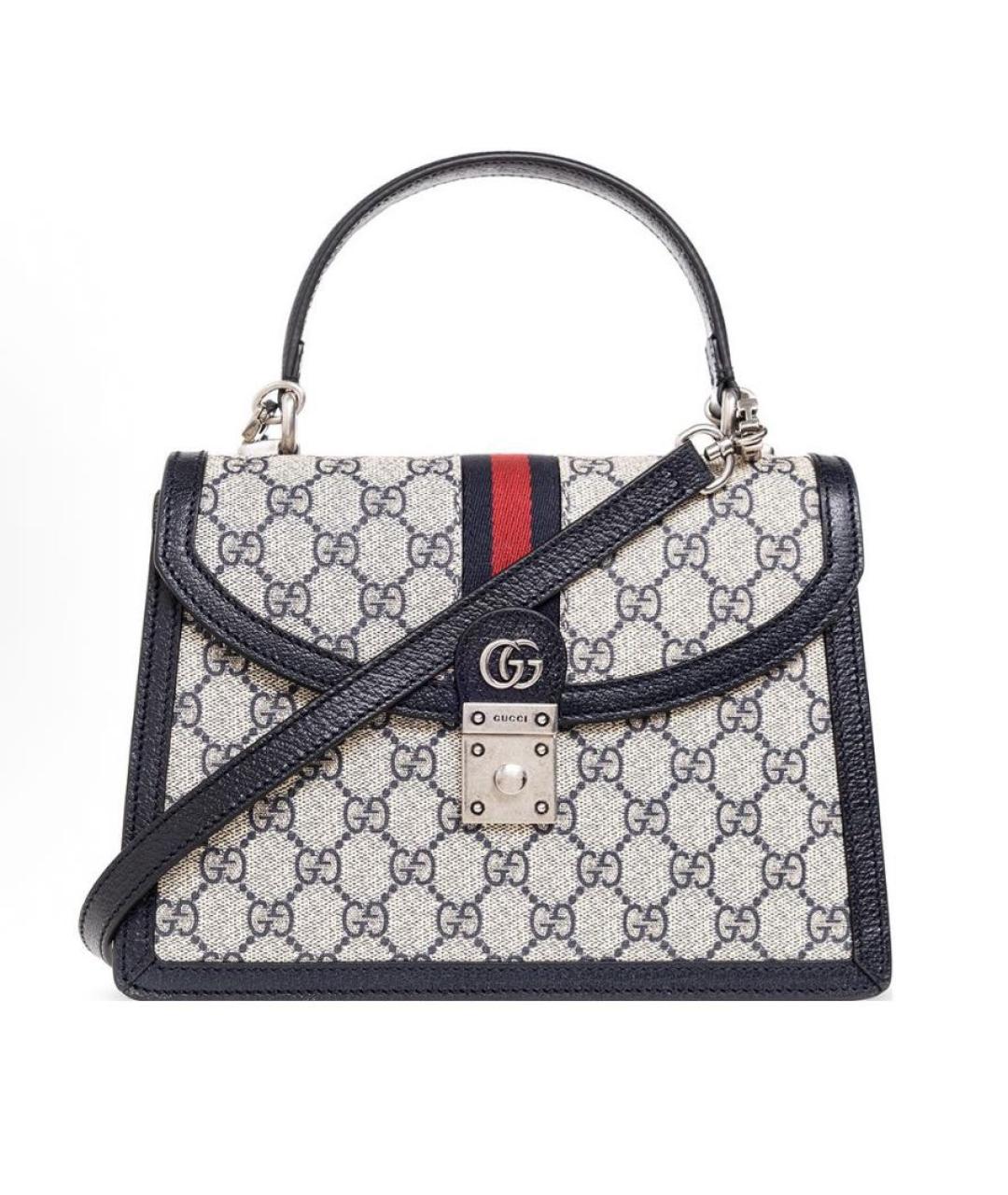 GUCCI Бежевая сумка с короткими ручками, фото 5