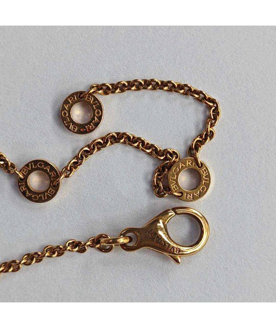 BVLGARI Черная подвеска из розового золота, фото 5