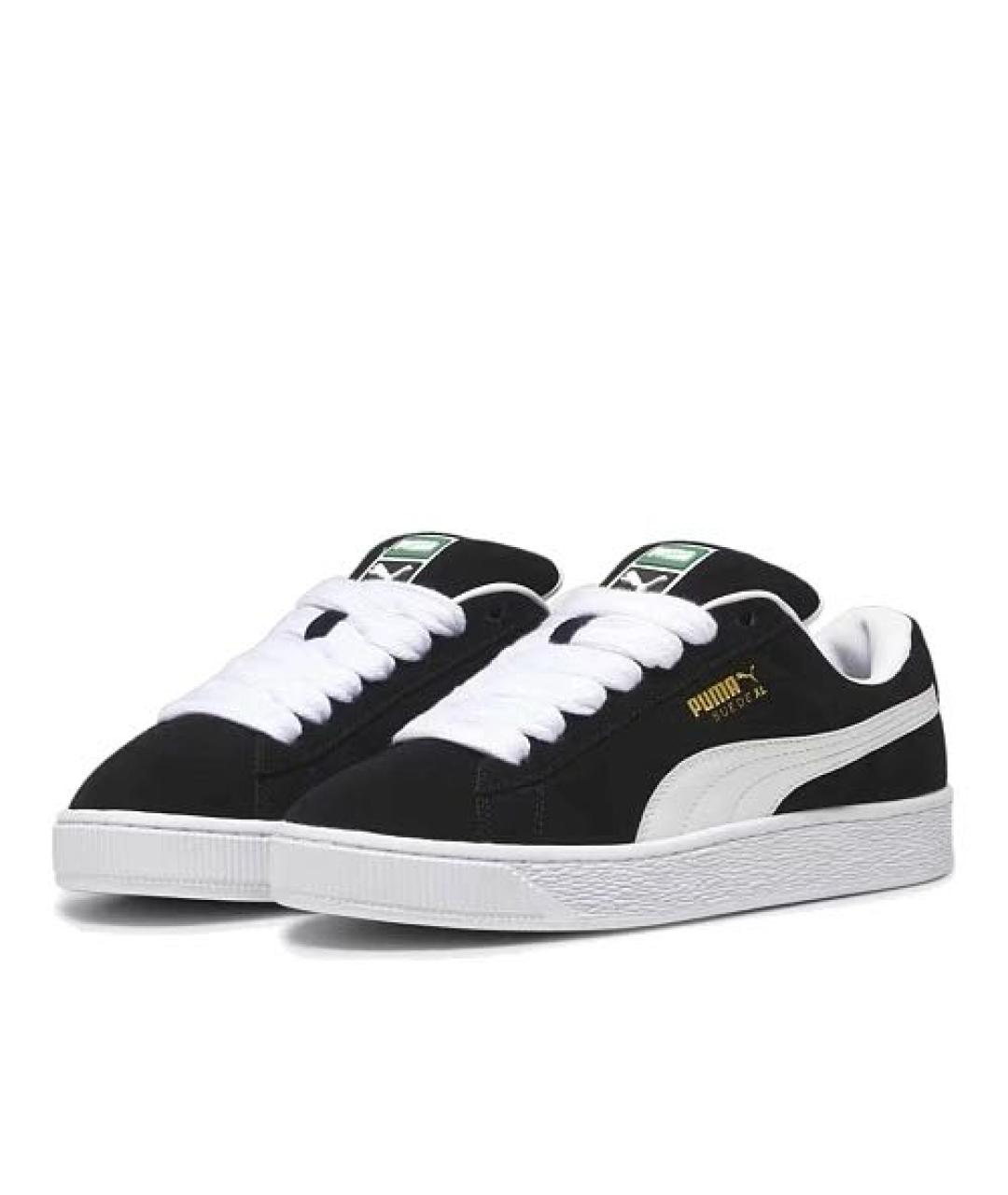 PUMA Черные замшевые кроссовки, фото 2