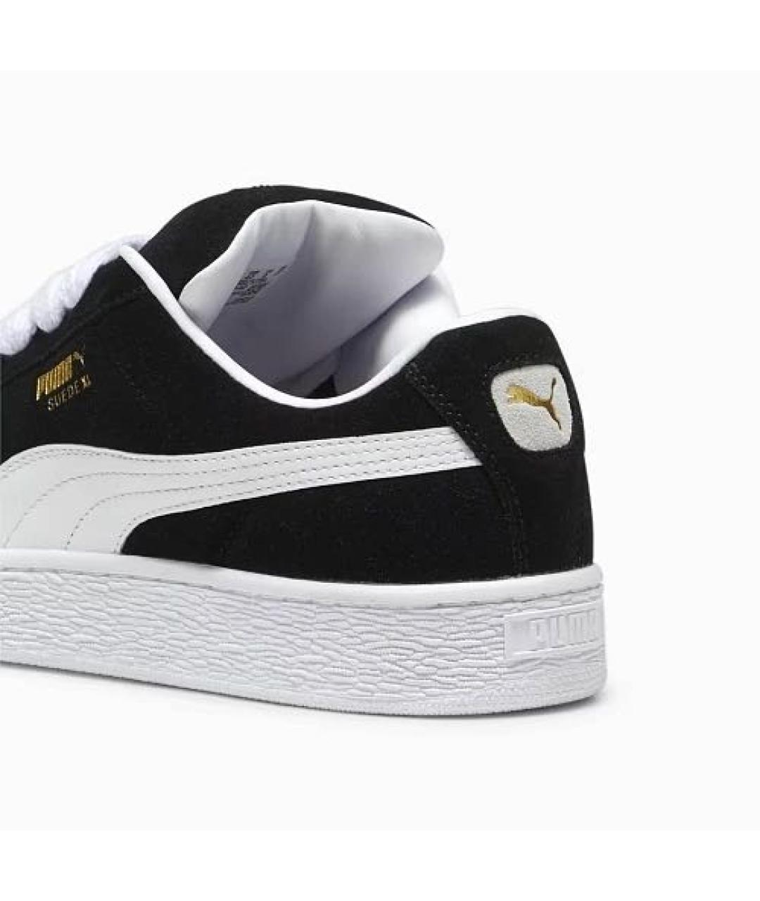 PUMA Черные замшевые кроссовки, фото 4