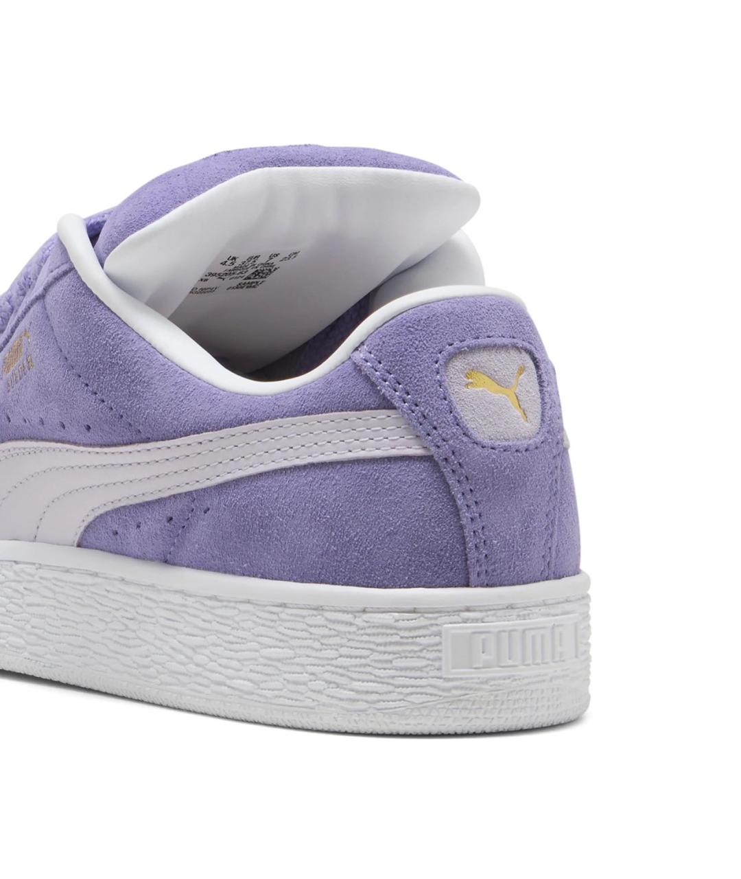 PUMA Фиолетовые замшевые кроссовки, фото 4
