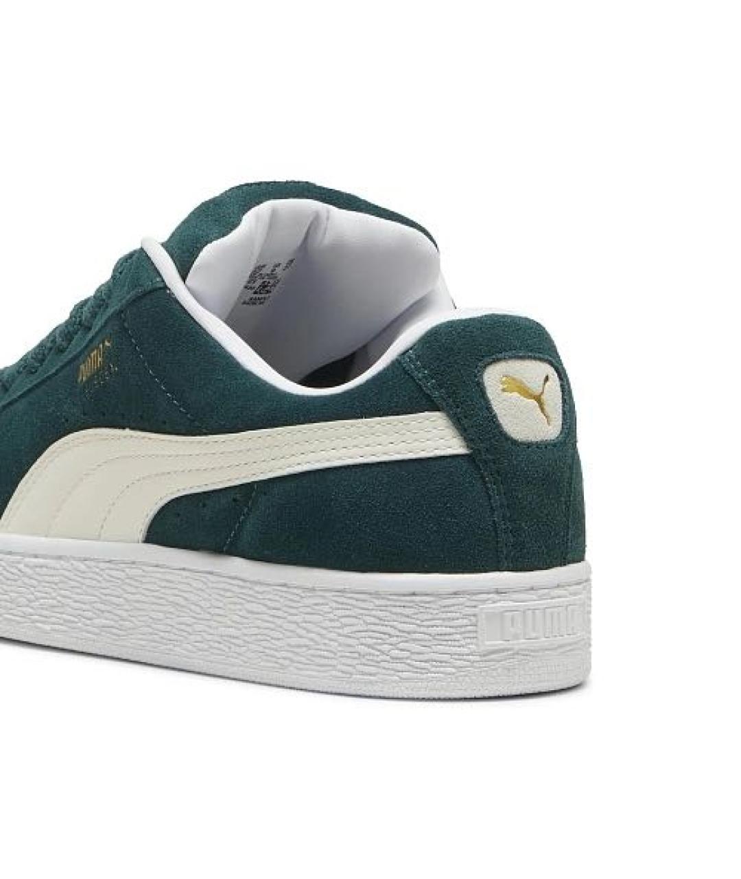 PUMA Зеленые замшевые кроссовки, фото 4