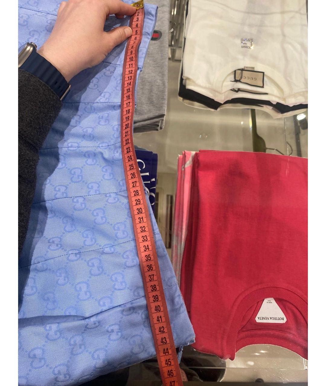 GUCCI Голубая юбка макси, фото 7