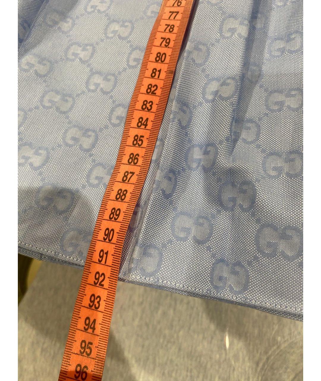 GUCCI Голубая юбка макси, фото 6