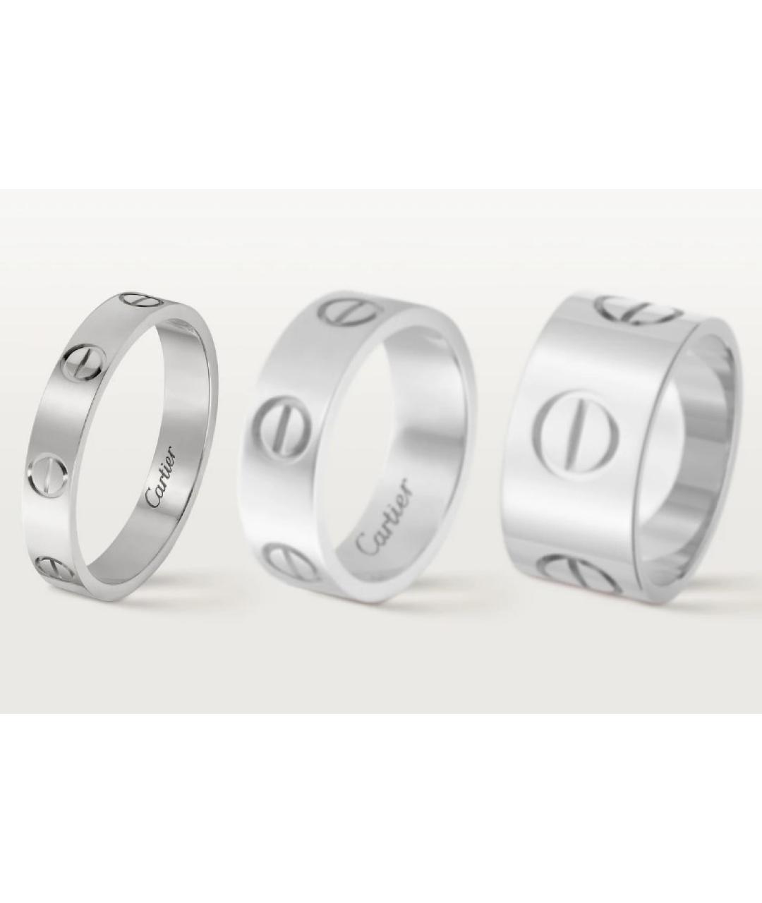 CARTIER Серебряное кольцо из белого золота, фото 3