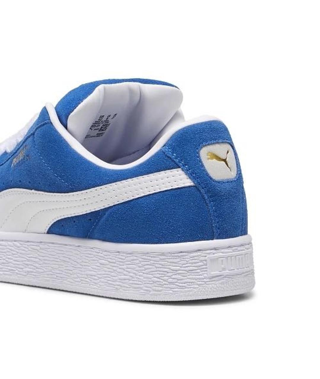 PUMA Синие замшевые кроссовки, фото 4