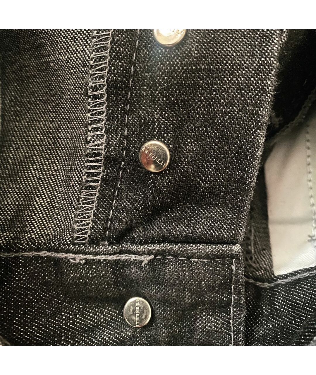 VERSACE JEANS COUTURE Черные хлопковые прямые джинсы, фото 5