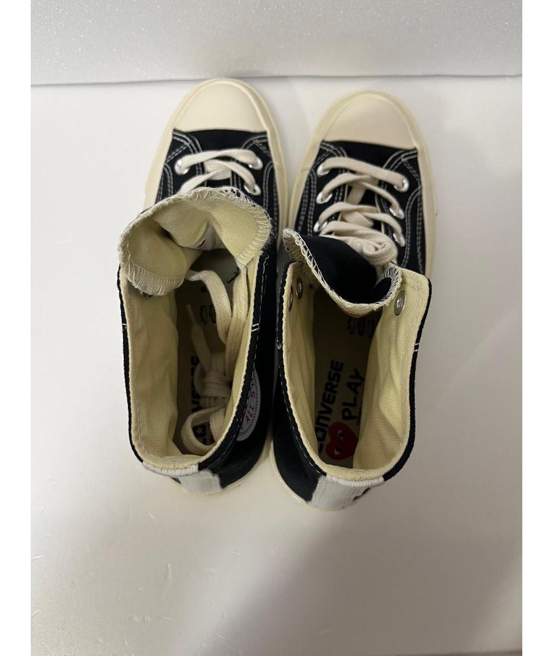CONVERSE Черные текстильные кеды, фото 3