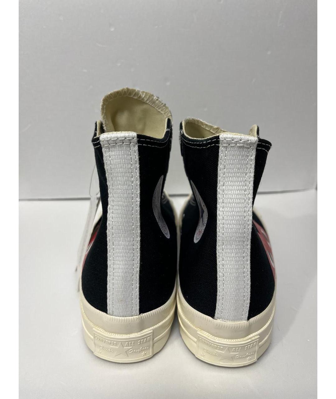 CONVERSE Черные текстильные кеды, фото 4