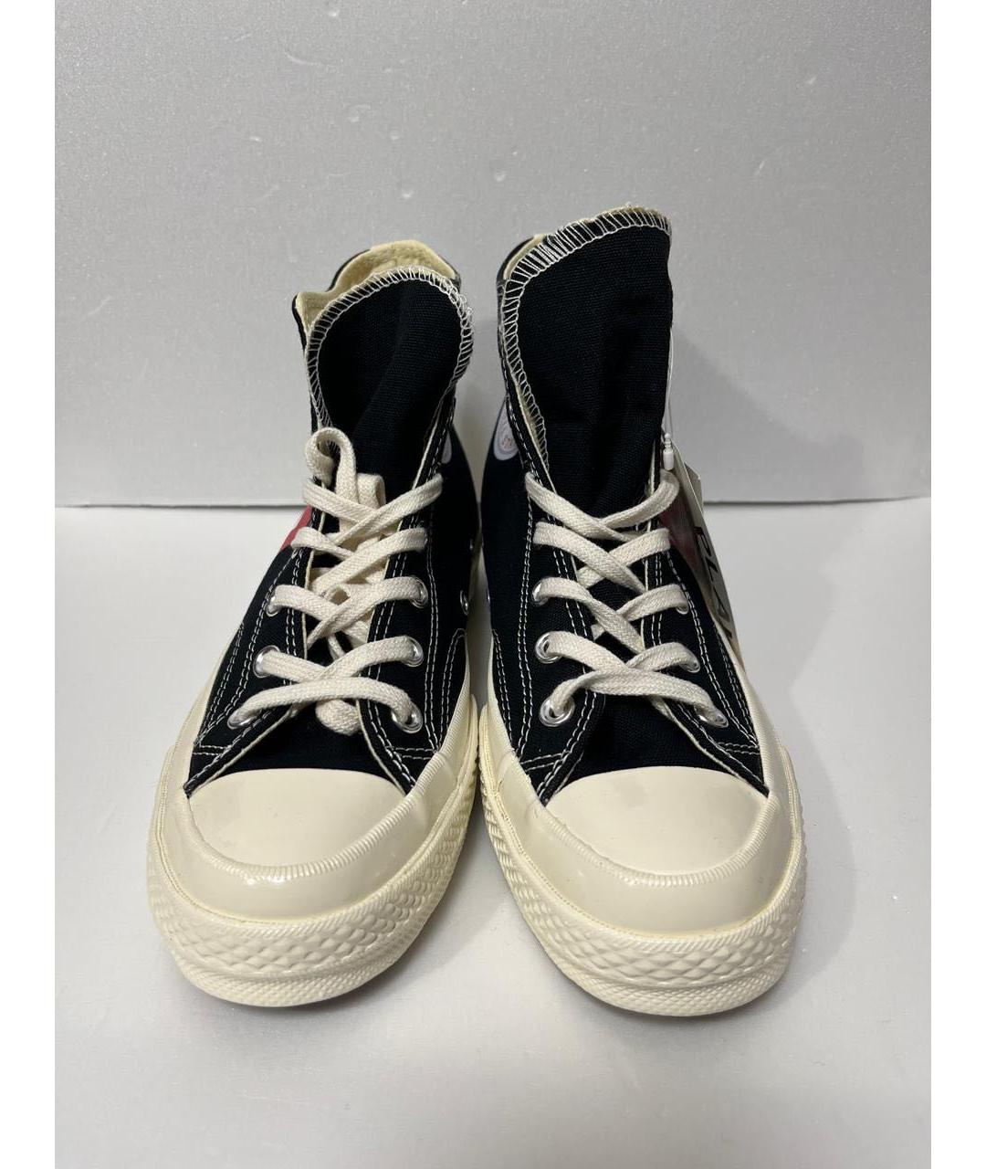 CONVERSE Черные текстильные кеды, фото 2