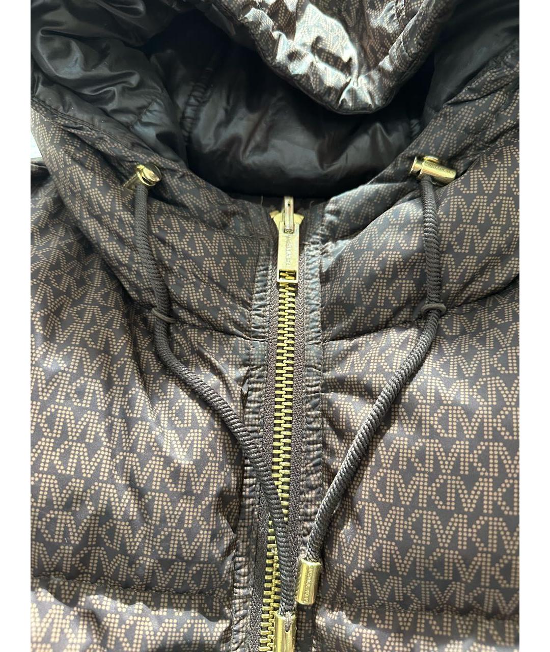 MICHAEL MICHAEL KORS Коричневый пуховик, фото 5