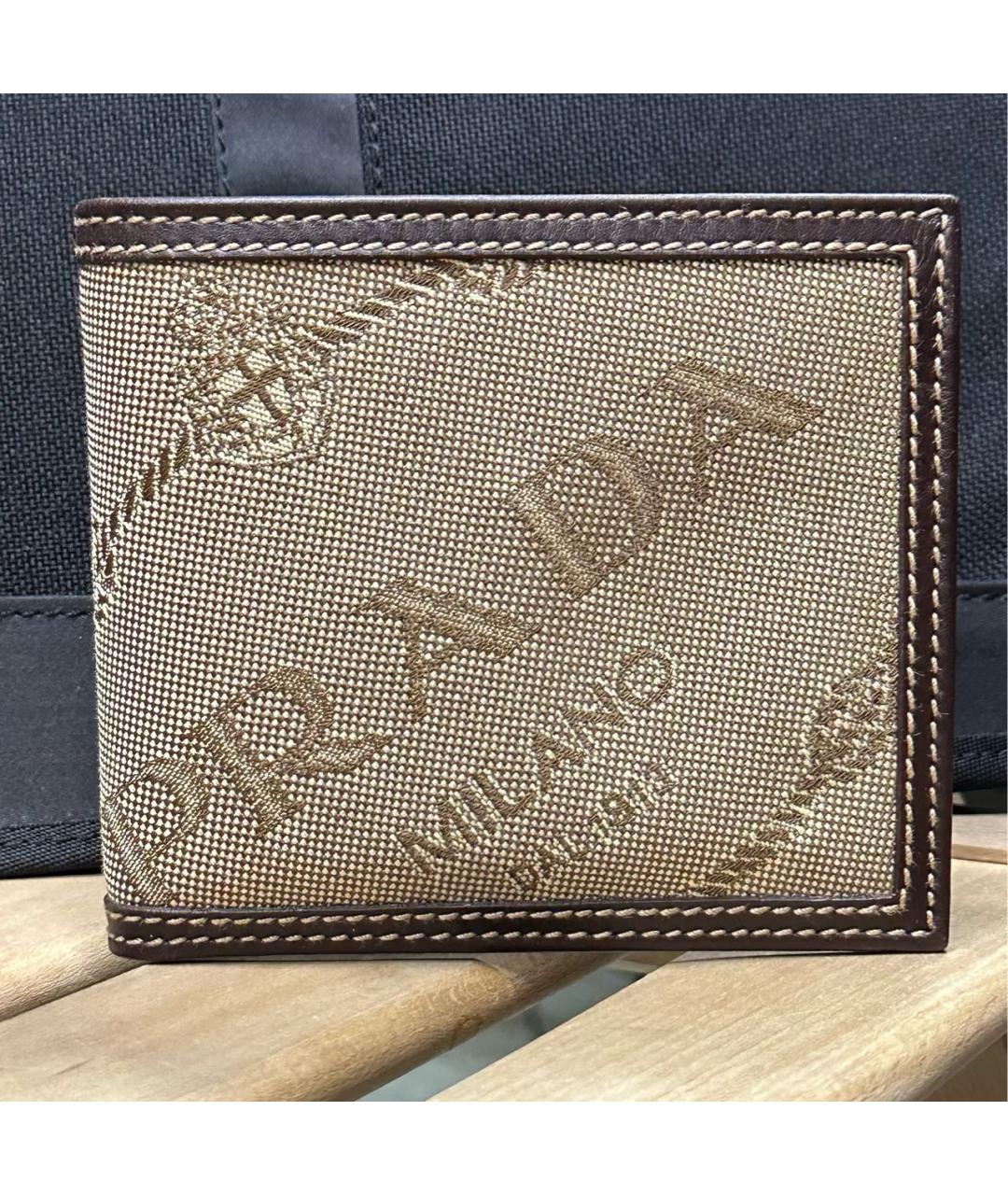 PRADA Коричневый кошелек, фото 9