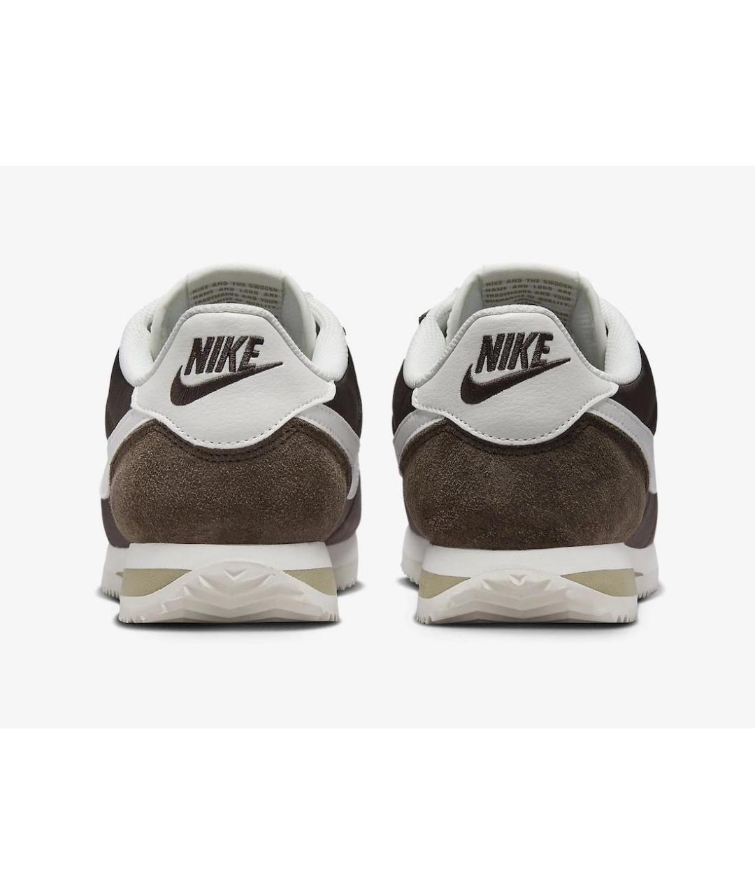NIKE Коричневые текстильные кроссовки, фото 4
