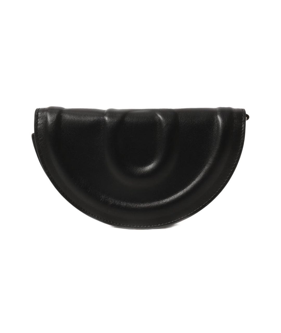 JACQUEMUS Черная кожаная сумка через плечо, фото 5