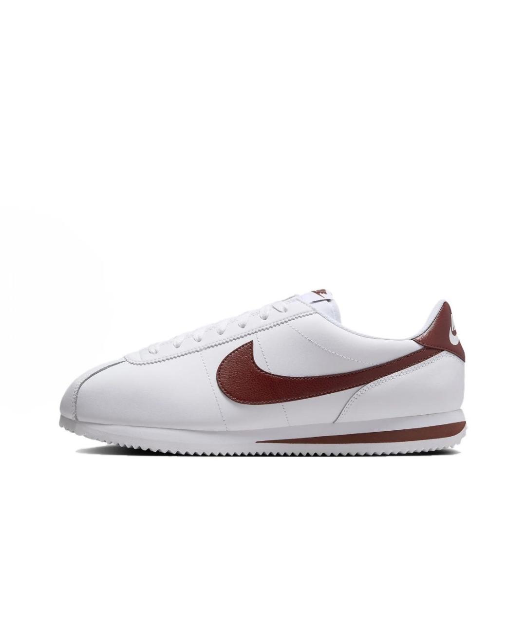 NIKE Коричневые кожаные кроссовки, фото 4