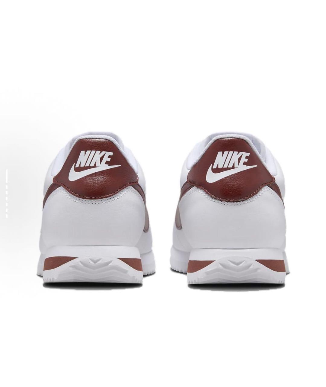 NIKE Коричневые кожаные кроссовки, фото 3