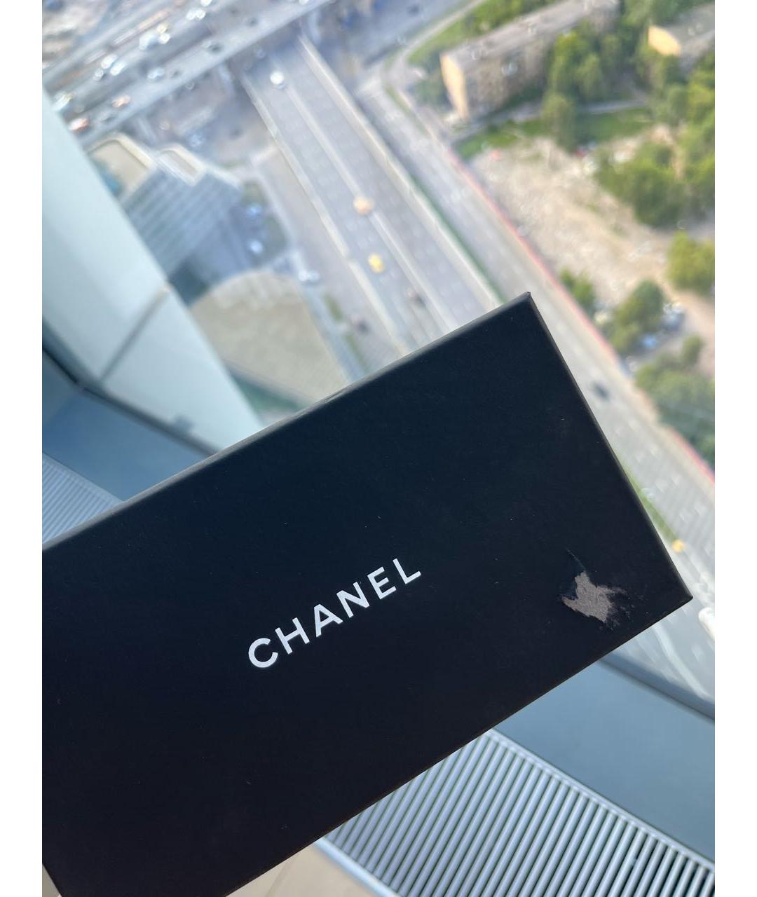 CHANEL Черные пластиковые солнцезащитные очки, фото 8