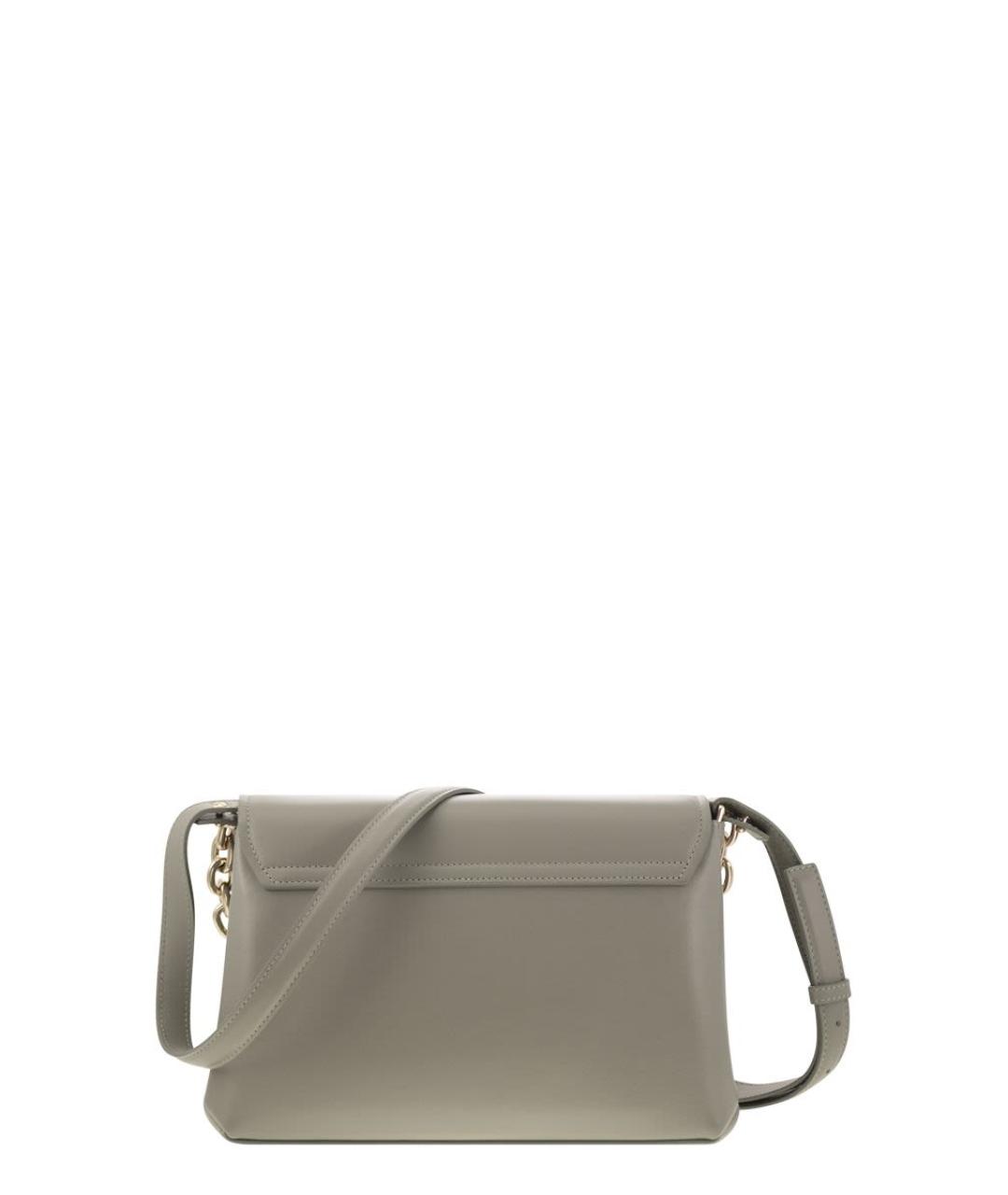 FURLA Бежевая синтетическая сумка через плечо, фото 2