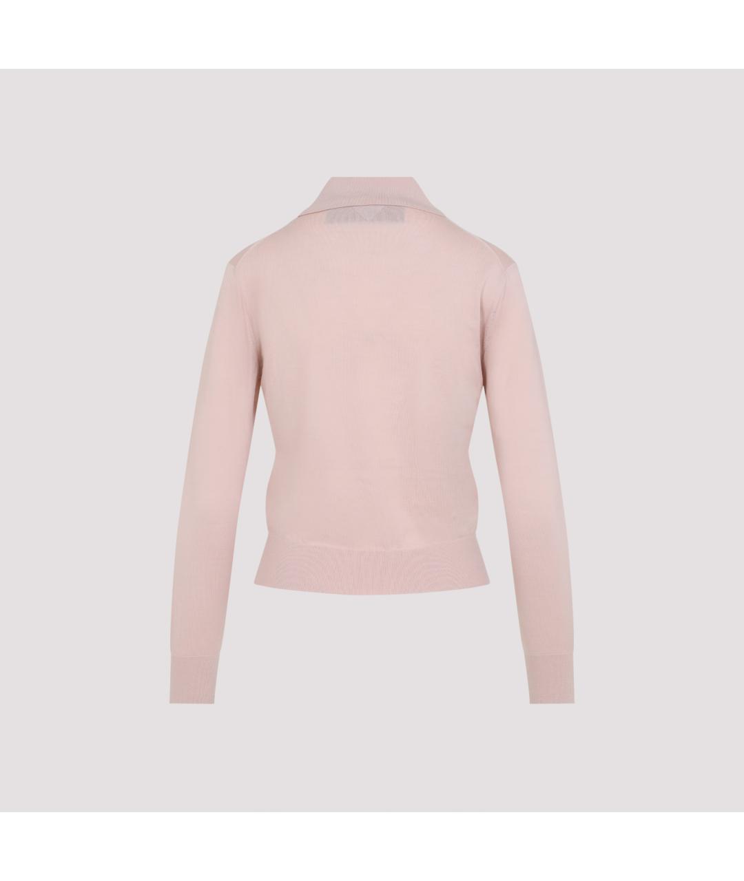 BOTTEGA VENETA Розовый кашемировый джемпер / свитер, фото 3