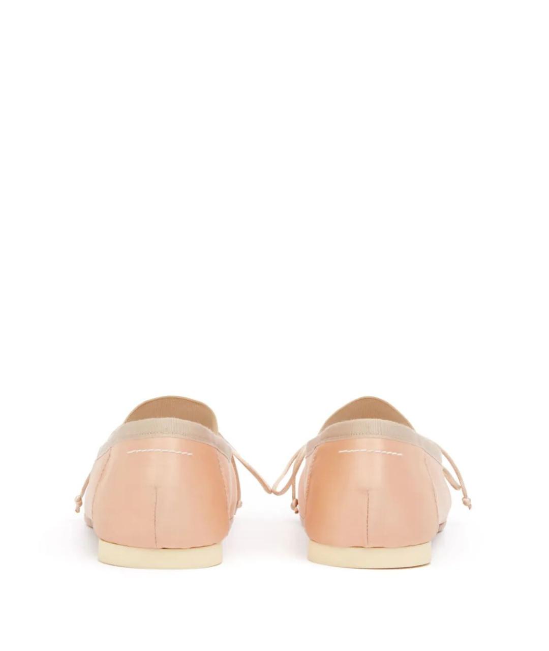MM6 MAISON MARGIELA Розовые синтетические балетки, фото 3