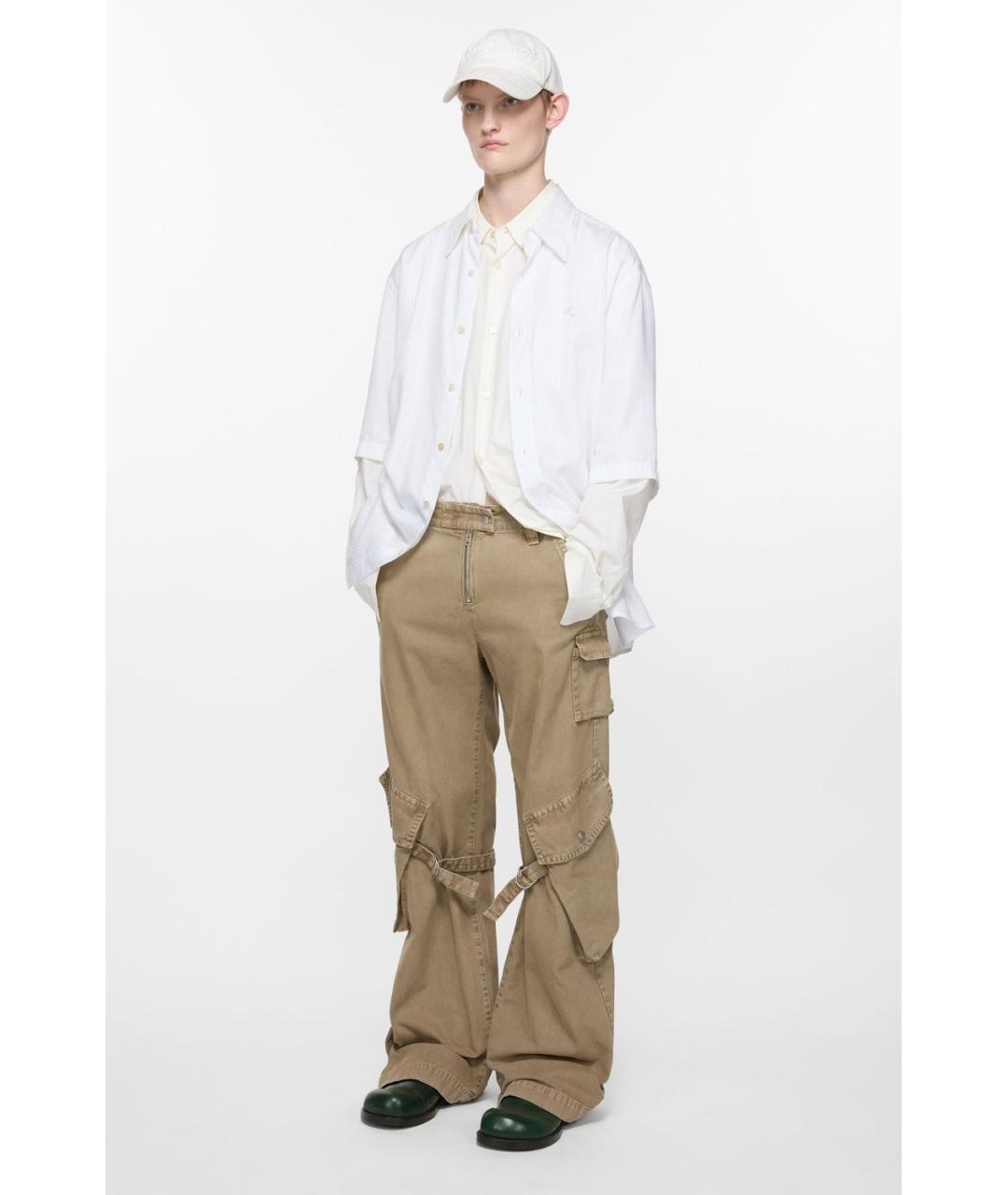 ACNE STUDIOS Зеленые кожаные сабо, фото 2