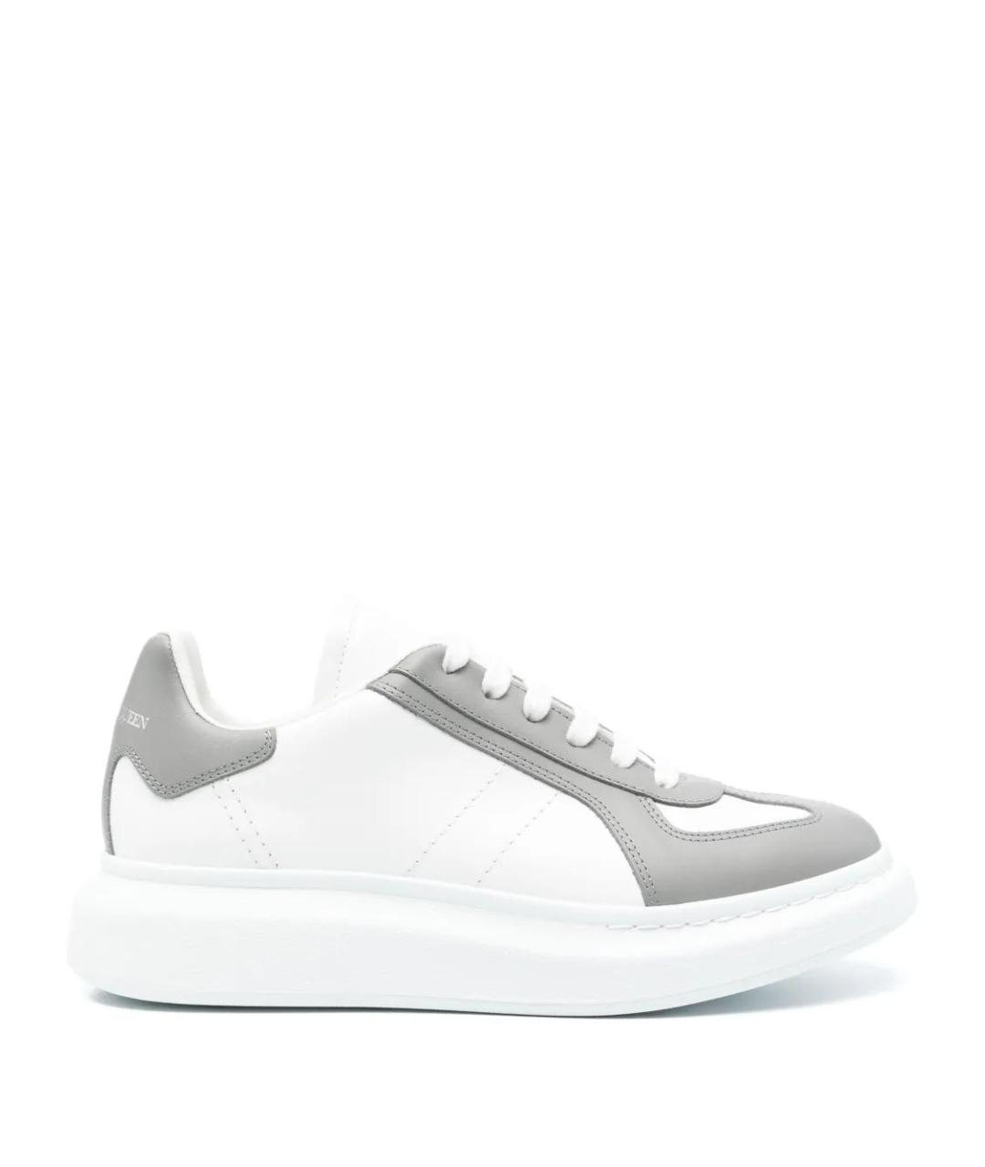 ALEXANDER MCQUEEN Белые кожаные низкие кроссовки / кеды, фото 1