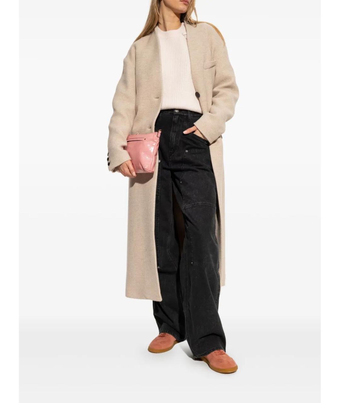 ISABEL MARANT Розовые кожаные кроссовки, фото 5