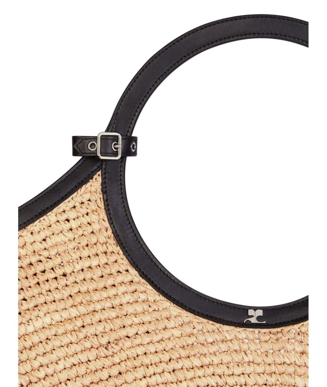 COURREGES Бежевая сумка тоут, фото 4