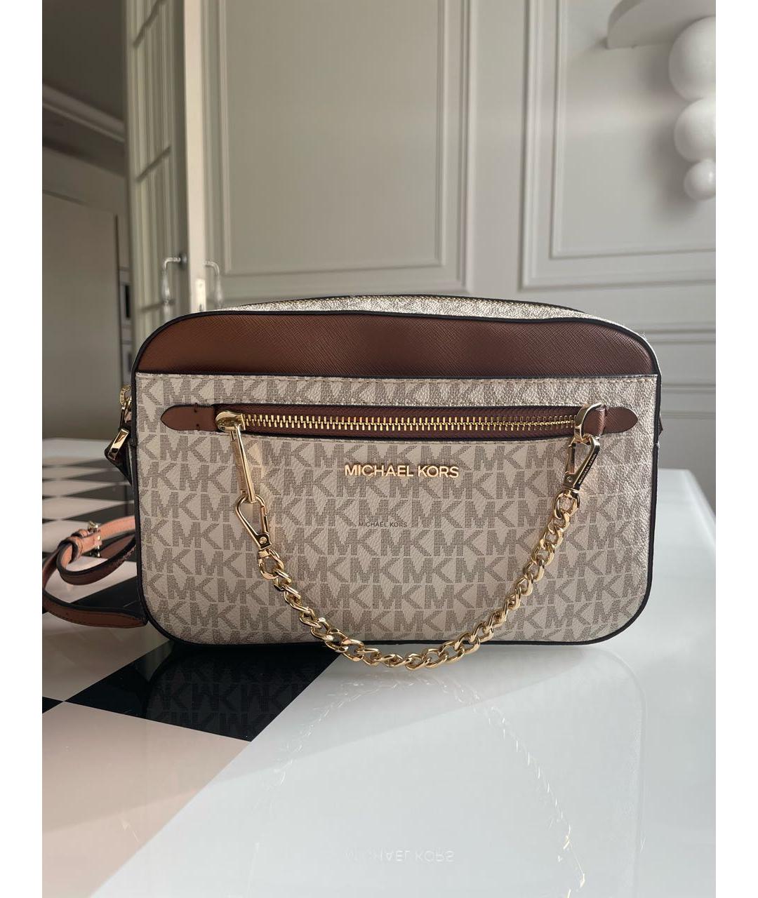 MICHAEL KORS Коричневая сумка через плечо, фото 2