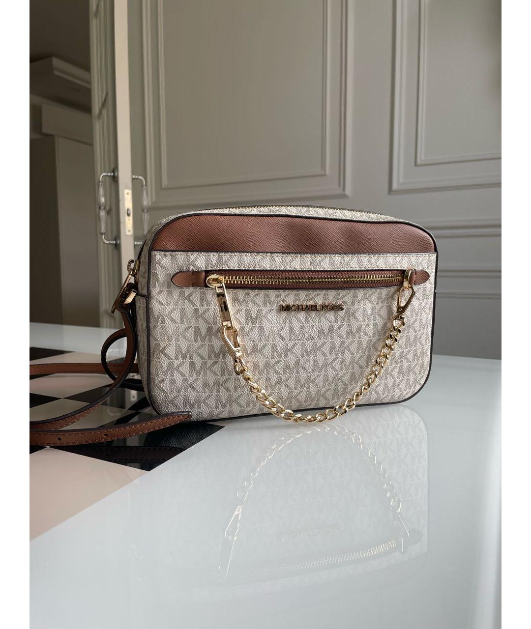 MICHAEL KORS Коричневая сумка через плечо, фото 8
