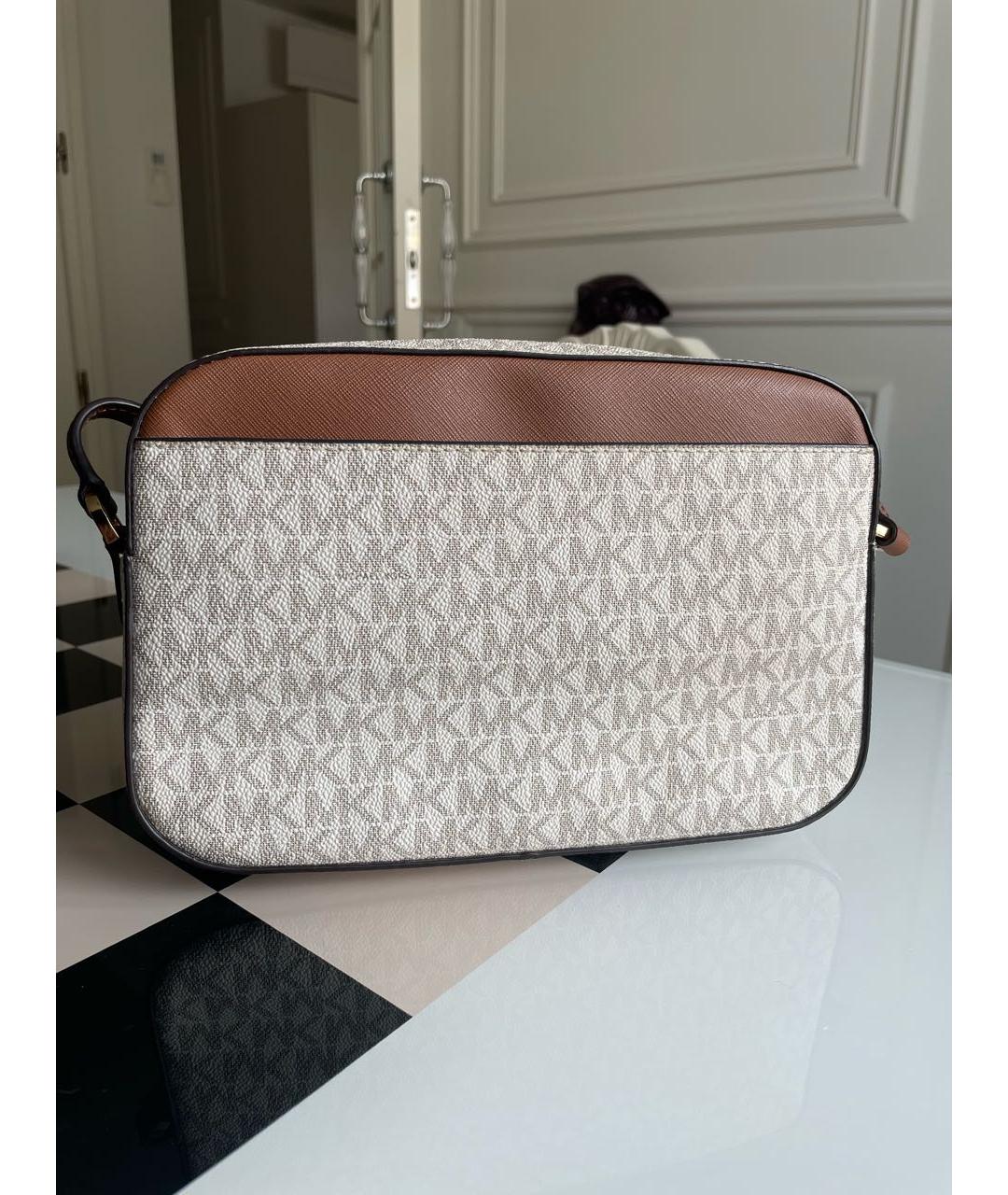 MICHAEL KORS Коричневая сумка через плечо, фото 3