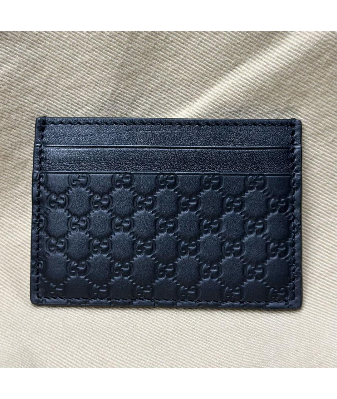 GUCCI Черный кожаный кардхолдер, фото 7