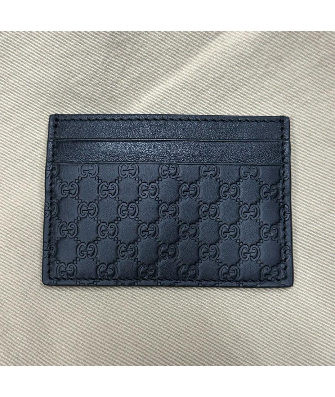 GUCCI Черный кожаный кардхолдер, фото 8