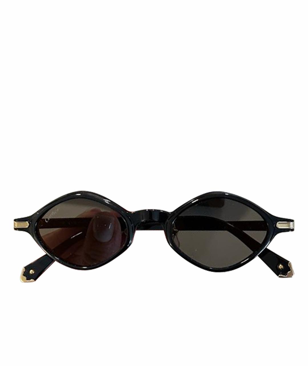 CARTIER Черные пластиковые солнцезащитные очки, фото 1