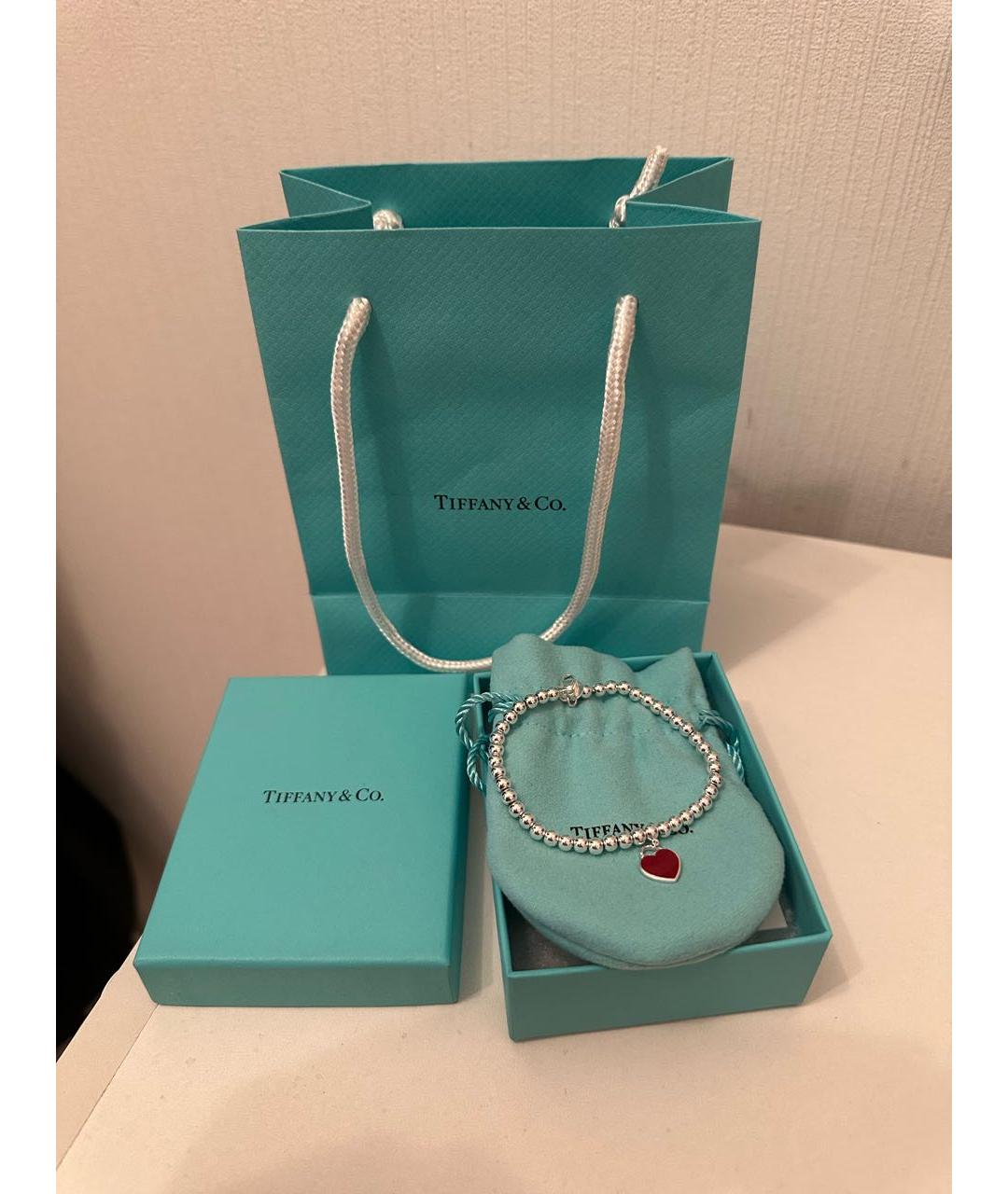 TIFFANY&CO Серебрянный серебряный браслет, фото 2