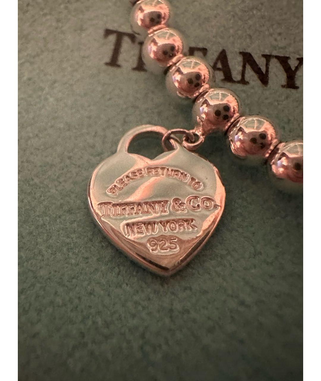 TIFFANY&CO Серебрянный серебряный браслет, фото 4