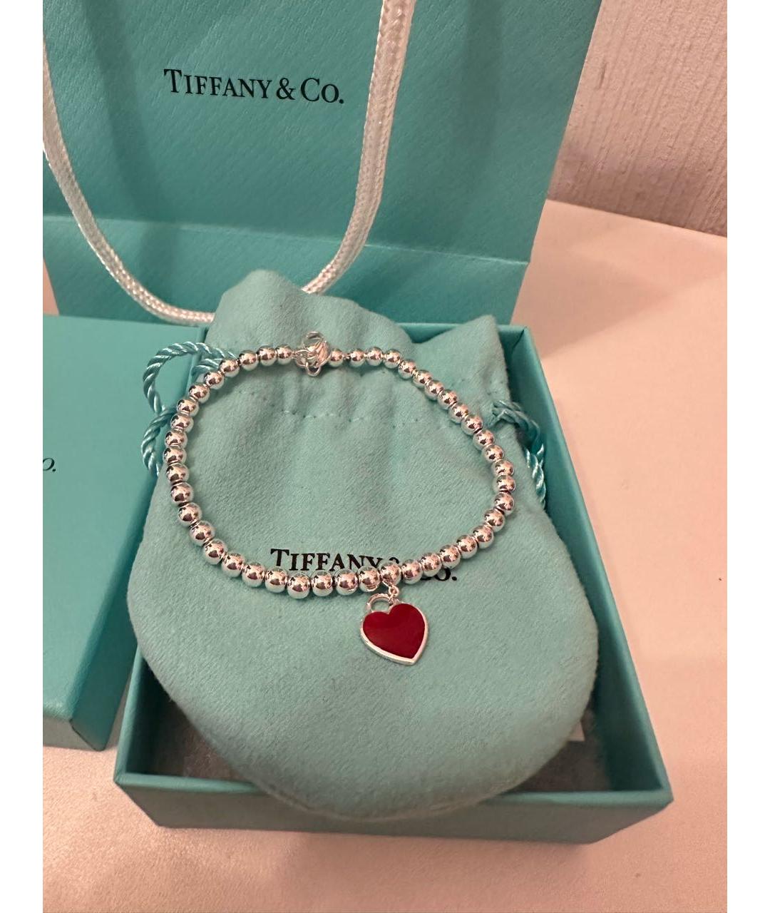 TIFFANY&CO Серебрянный серебряный браслет, фото 3