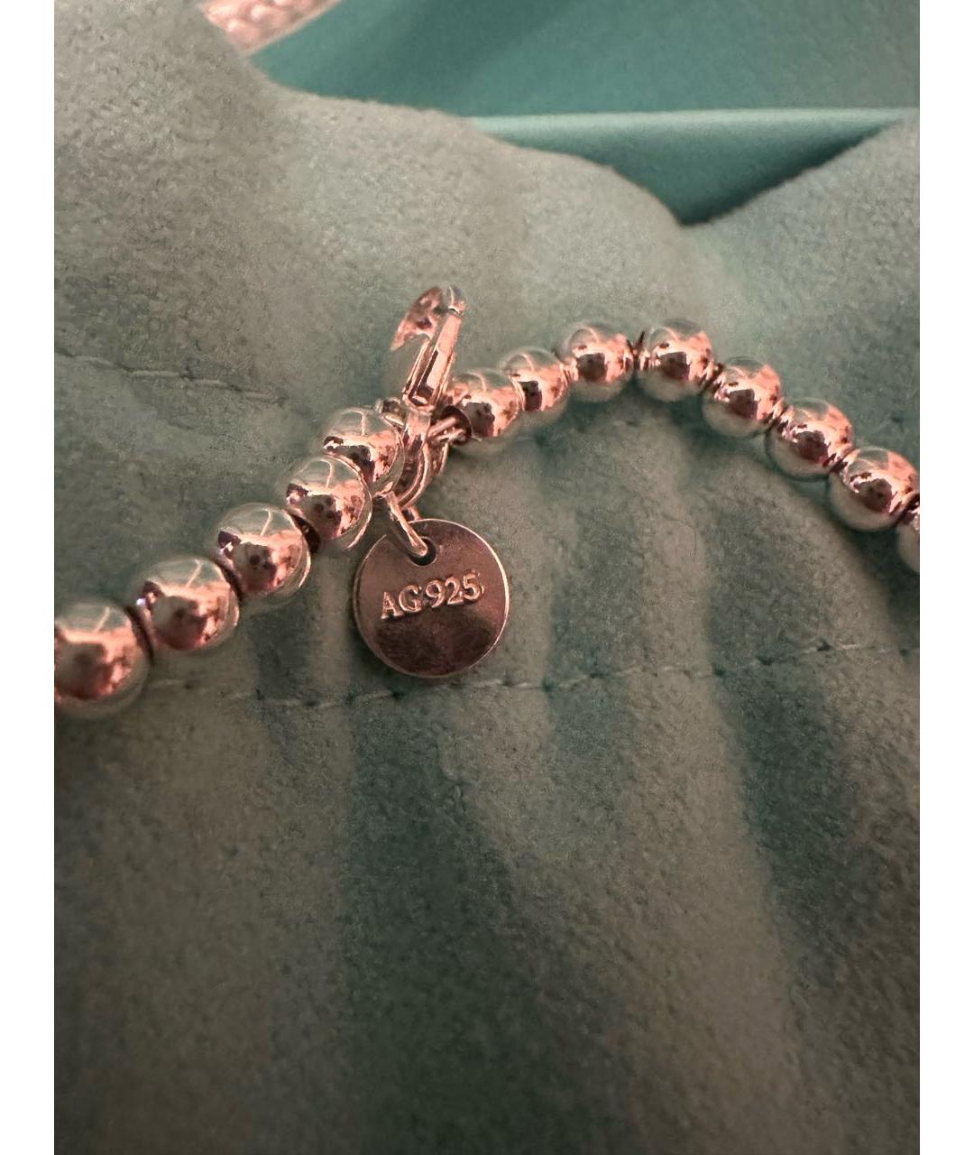 TIFFANY&CO Серебрянный серебряный браслет, фото 5