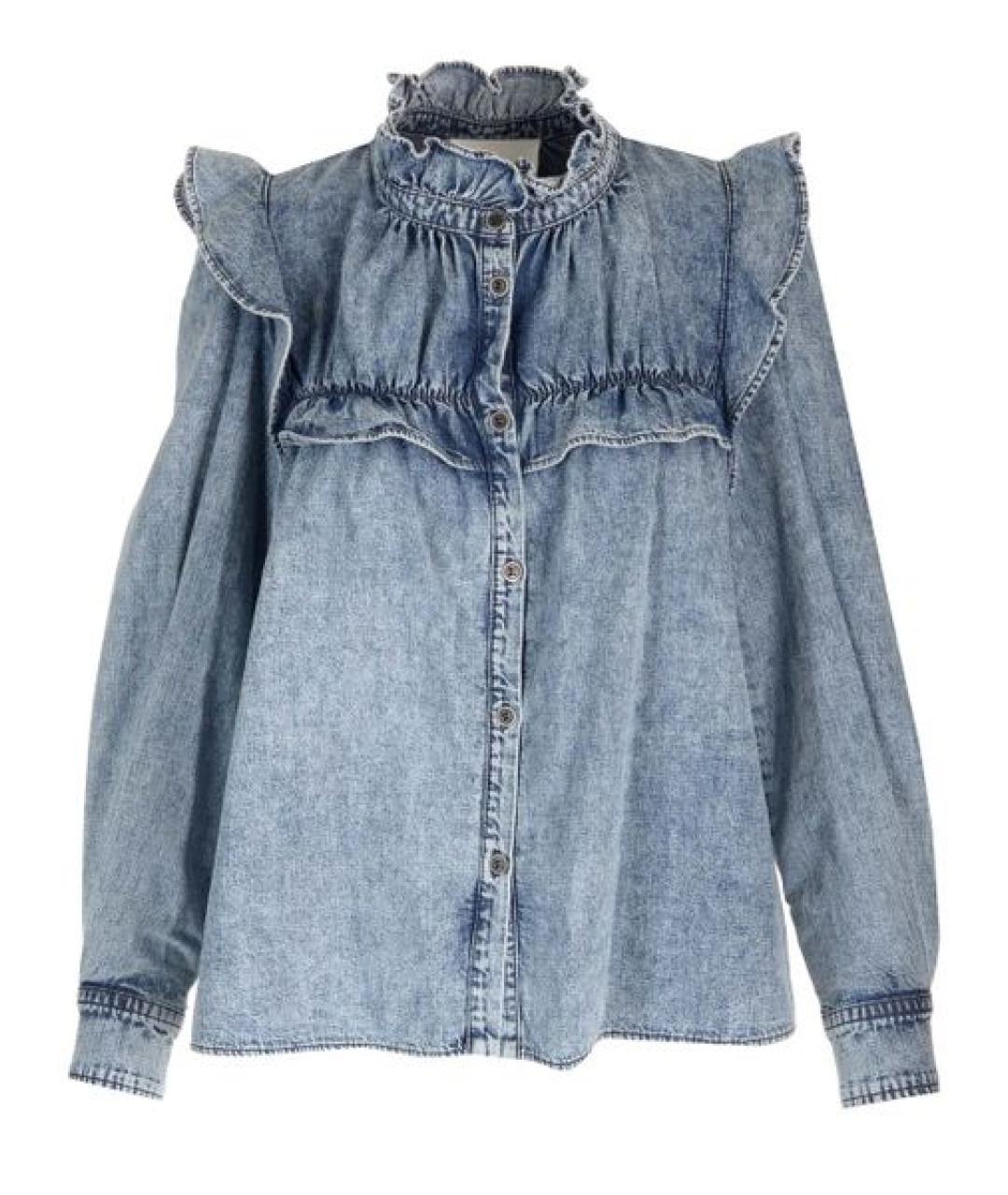 ISABEL MARANT ETOILE Голубая деним рубашка, фото 1