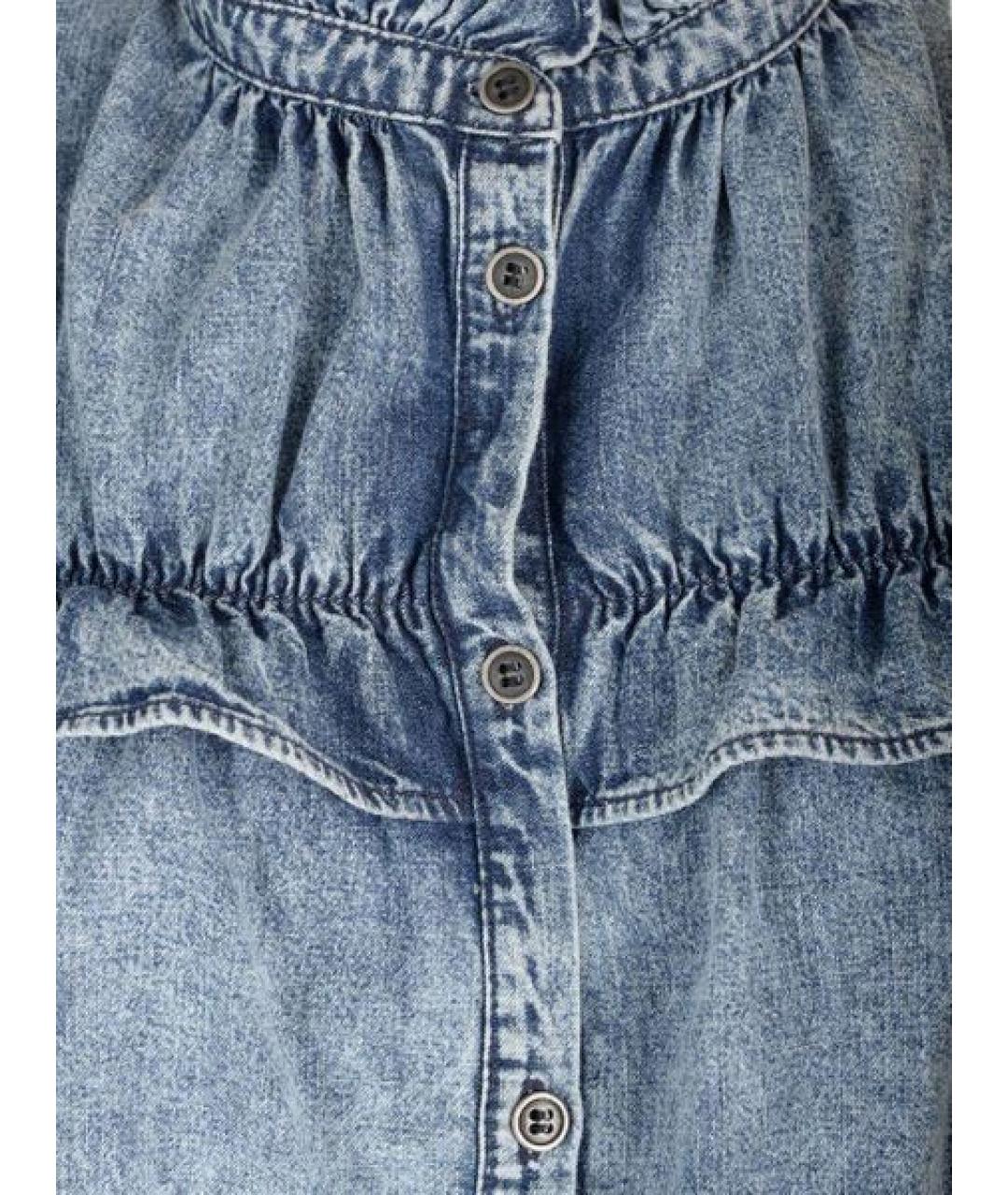 ISABEL MARANT ETOILE Голубая деним рубашка, фото 4