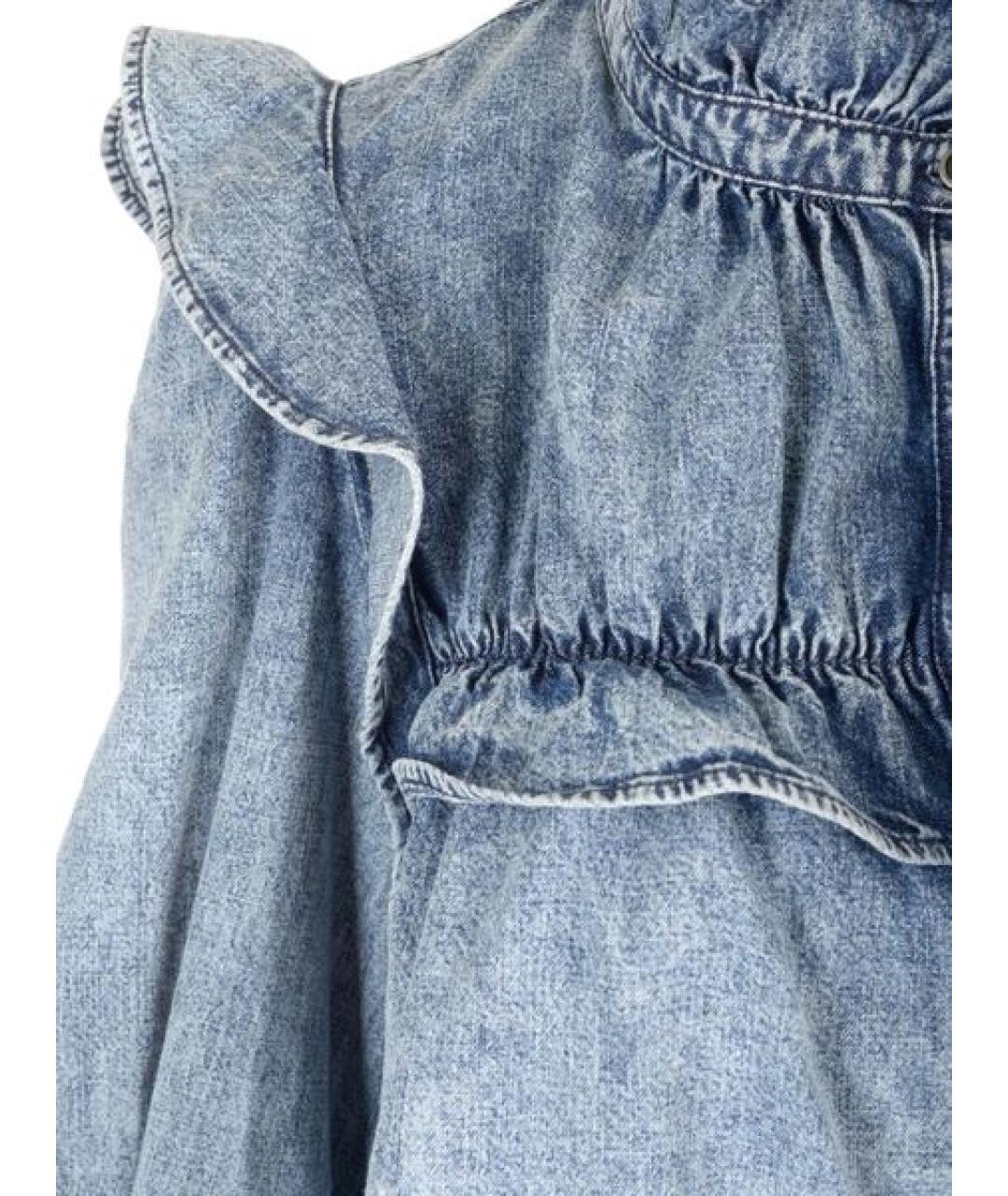 ISABEL MARANT ETOILE Голубая деним рубашка, фото 3