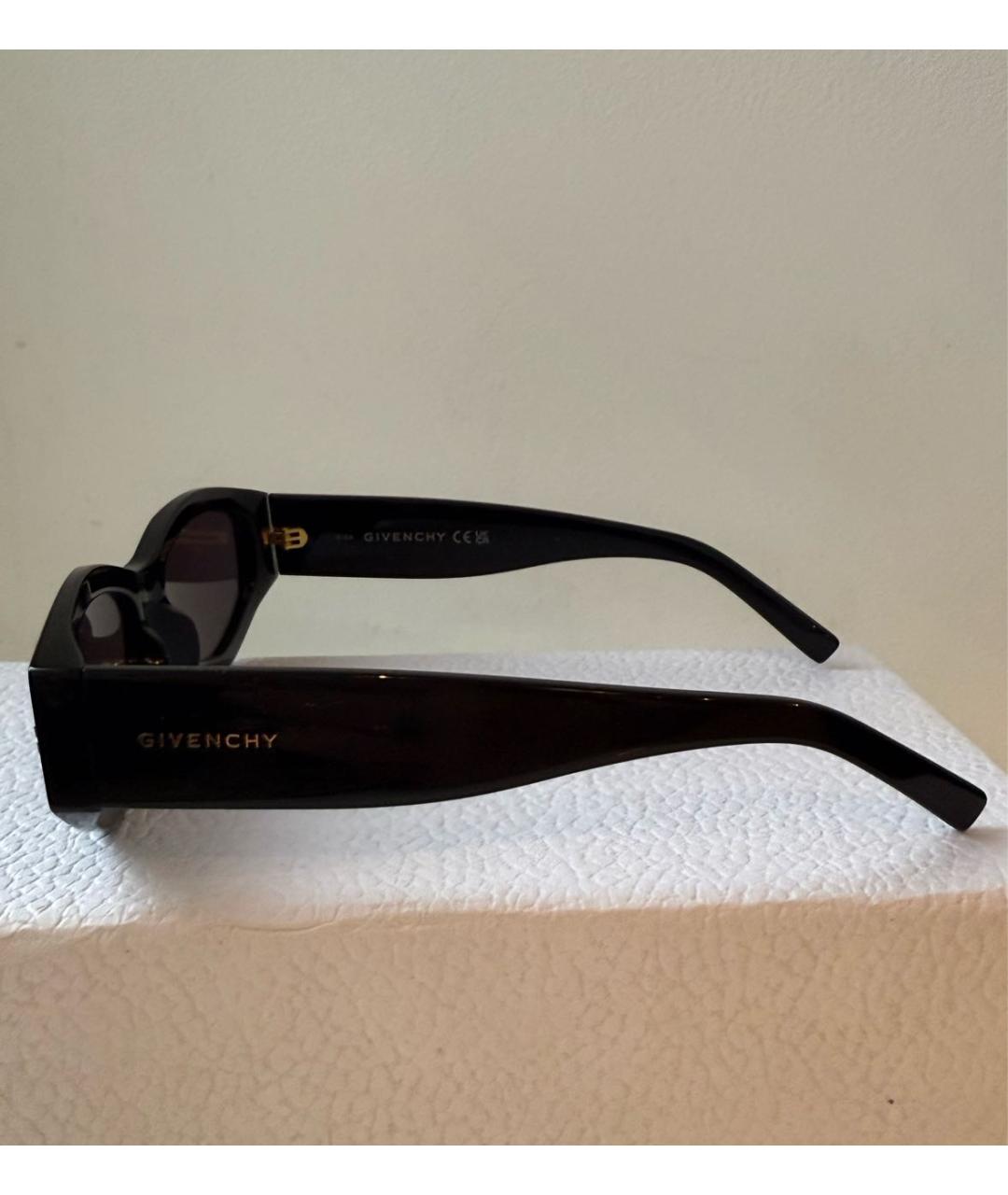 GIVENCHY Черные пластиковые солнцезащитные очки, фото 3