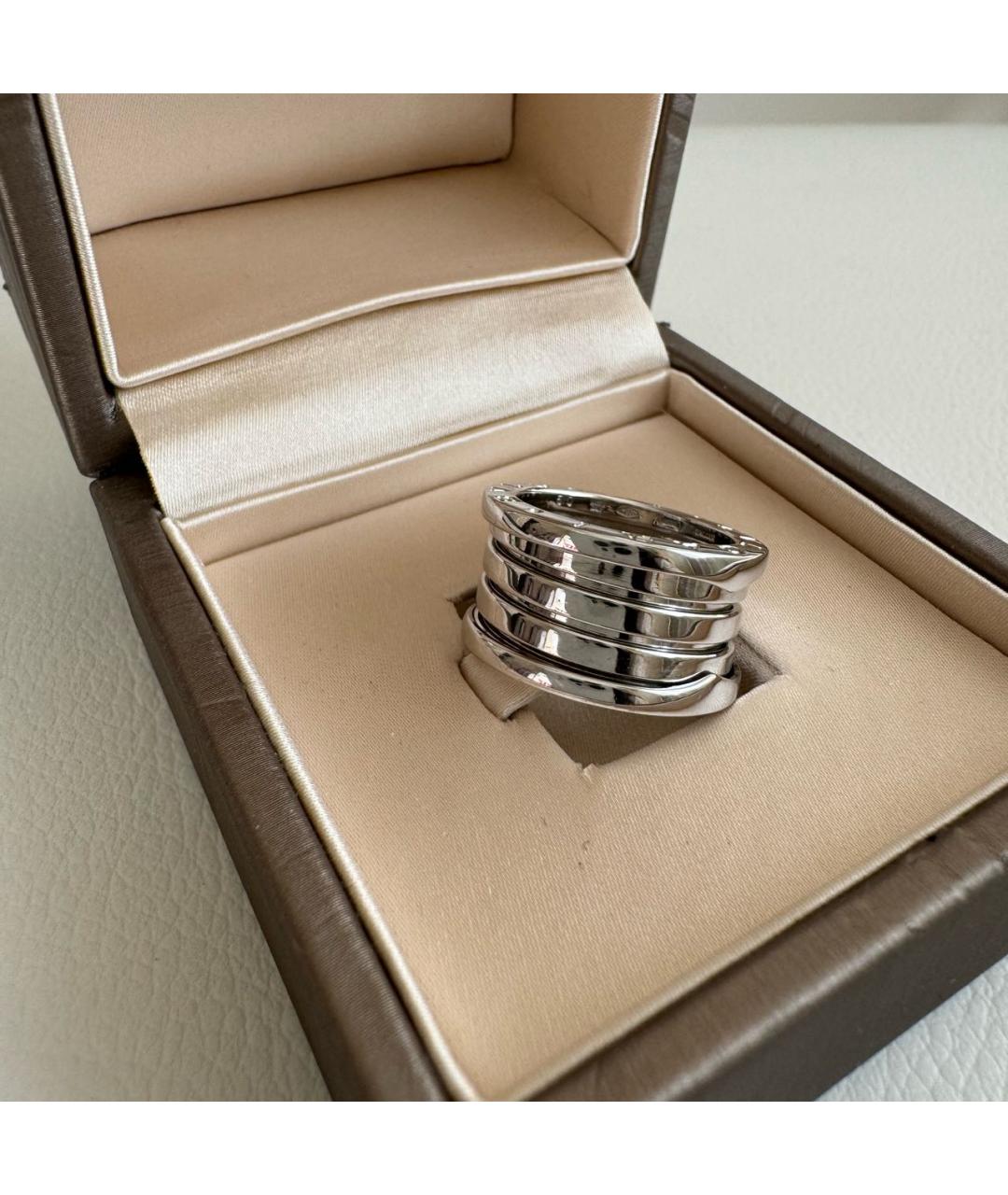 BVLGARI Серебряное кольцо из белого золота, фото 2