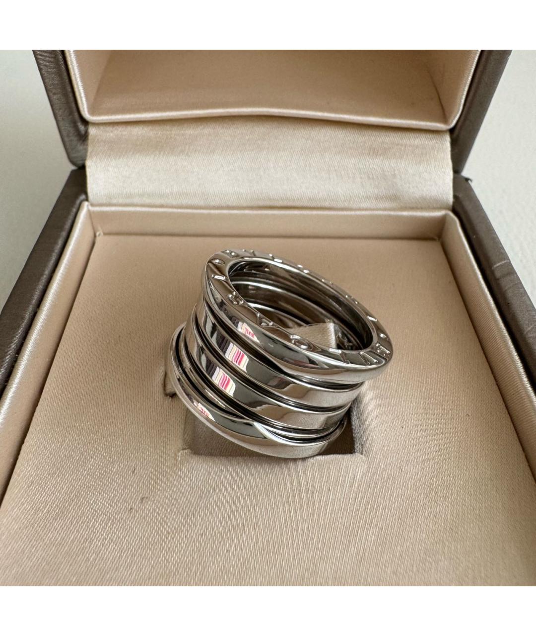 BVLGARI Серебряное кольцо из белого золота, фото 4